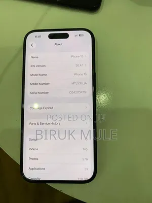 Apple iPhone 15 128 GB Black
