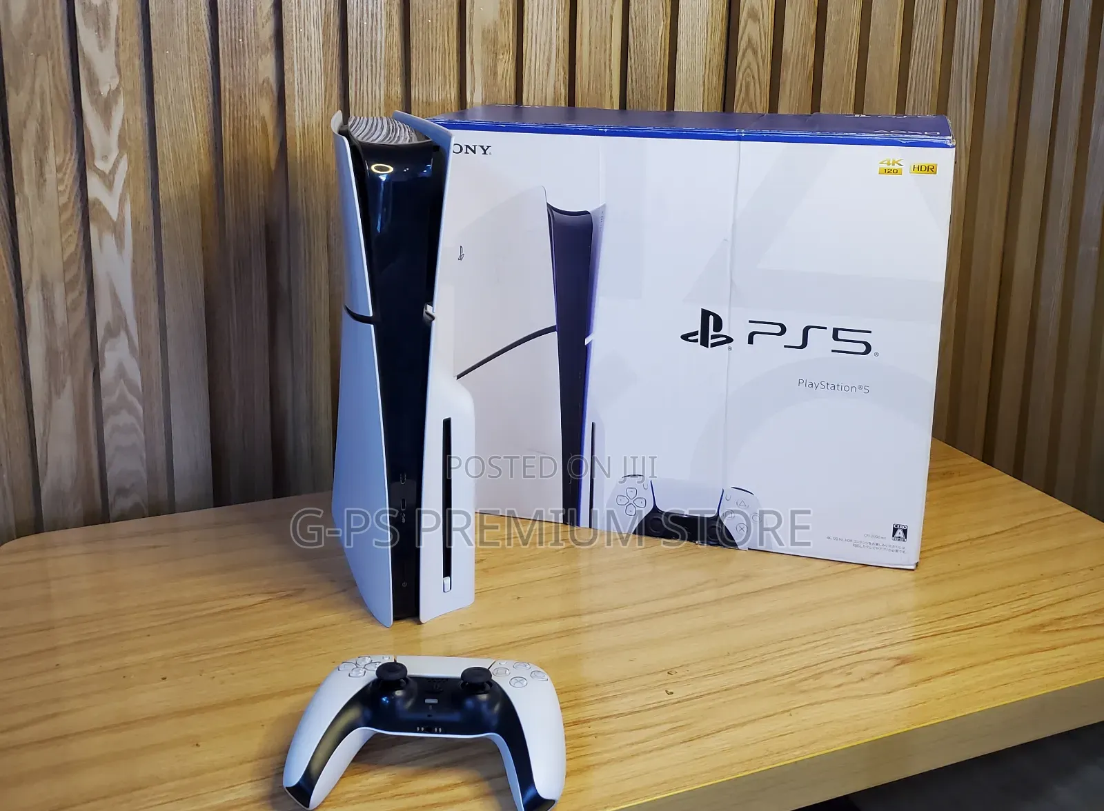 PS5 Slim Disc Model አዲስ እቃ | 1 Original Joystick ጋር