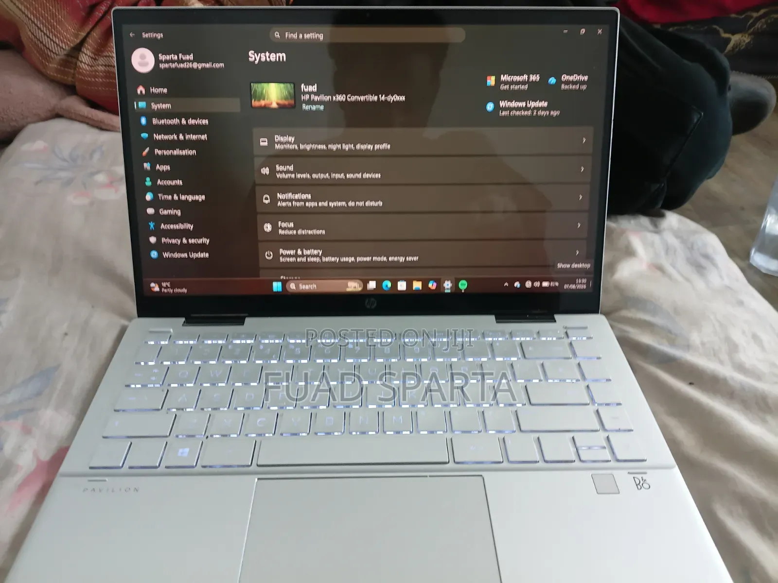 Laptop HP Envy x360 4GB Intel Pentium SSD 128GB