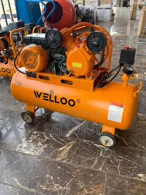 Wello) 100l ፕሮፌሽናል የቤልት ኤር ኮምፕሬሰር / አየር መሙያ ማሽን (2.2kw / 3hp)