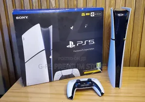 PS5 Slim Digital Model አዲስ እቃ FC 26 + 5 Games | Original Joystick ጋር ‎