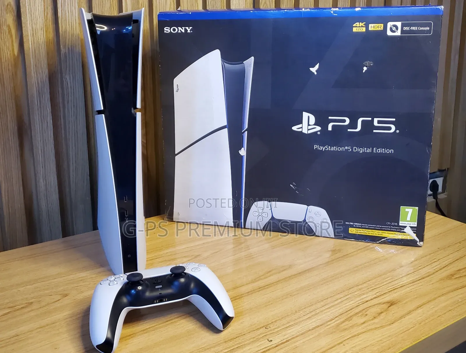 PlayStation 5 Slim Digital Model | ንፁህ የተፈተነ እቃ | G-Ps STORE