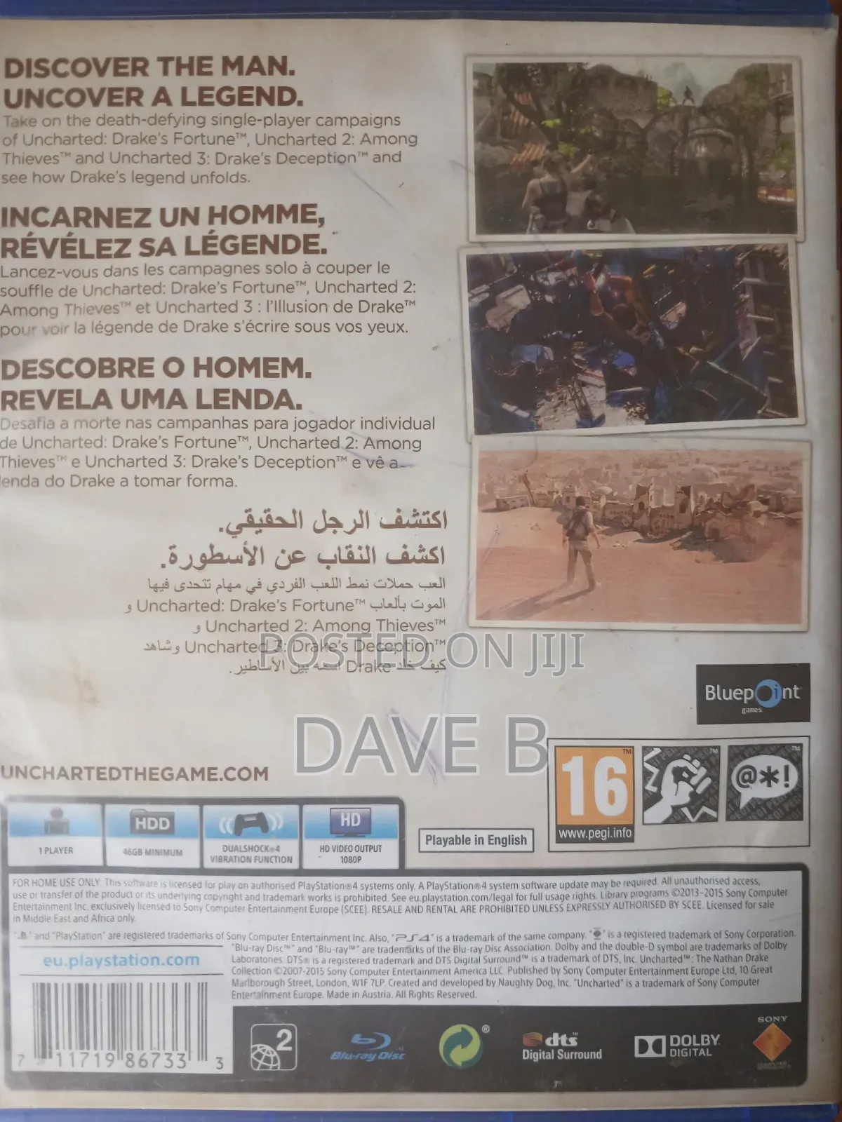 Uncharted 4 a Thief's End