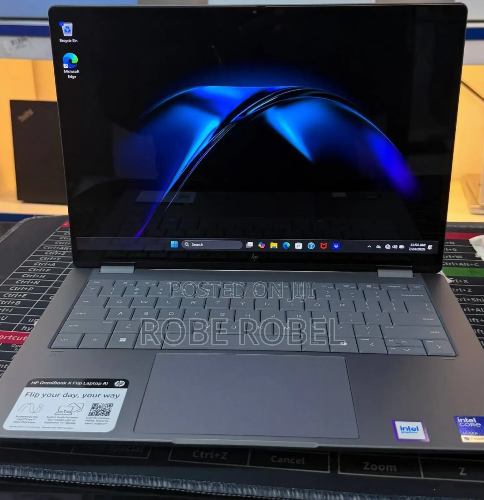New Laptop HP OmniBook X Flip 14" 16GB Intel Core Ultra 7 SSD 1T