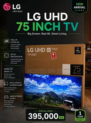 LG Uhd 75 Inch TV