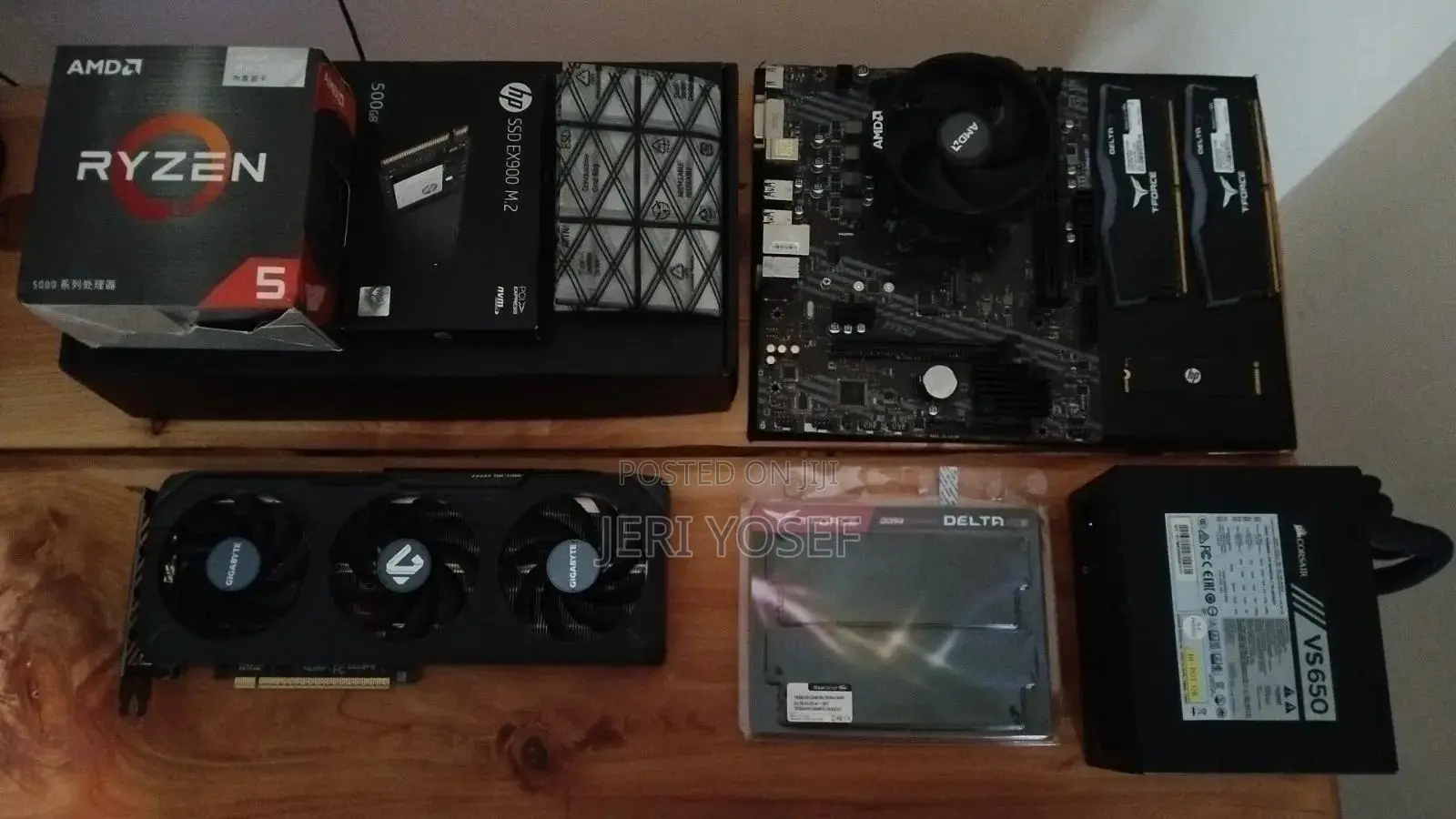 New Desktop Computer MSI 16GB AMD Ryzen 5 SSD 500GB