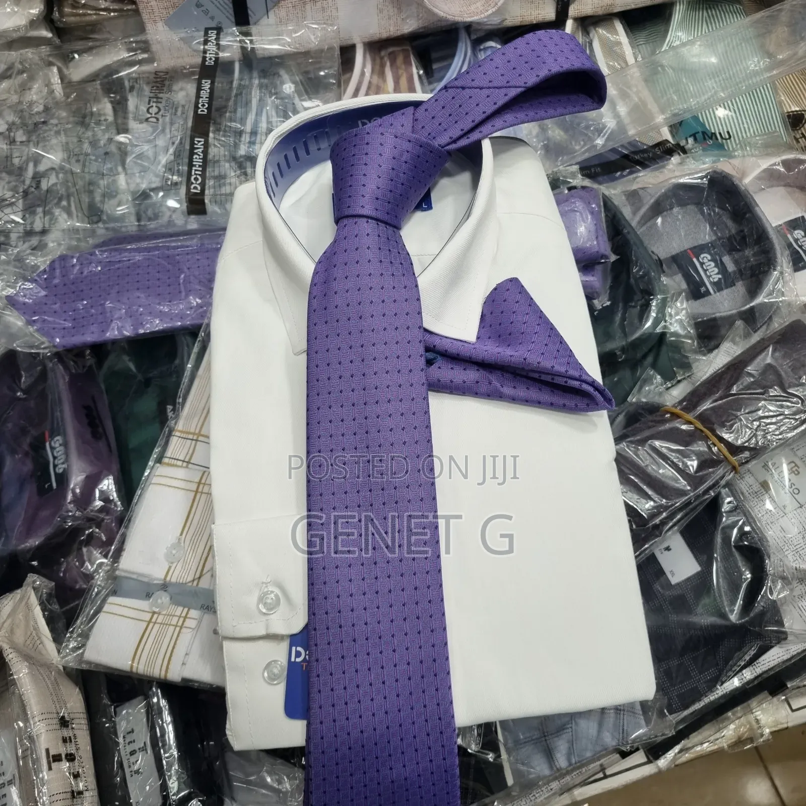 Mens Solid Necktie