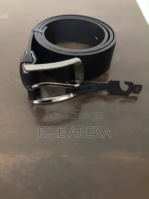 Brand New Men's Imported Leather Belt (Size M) – Shipped From Canada