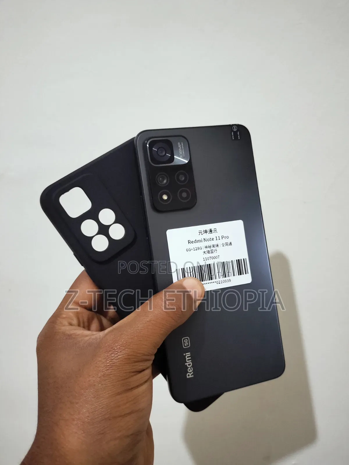 New Xiaomi Redmi Note 11 Pro 5G 128 GB Black