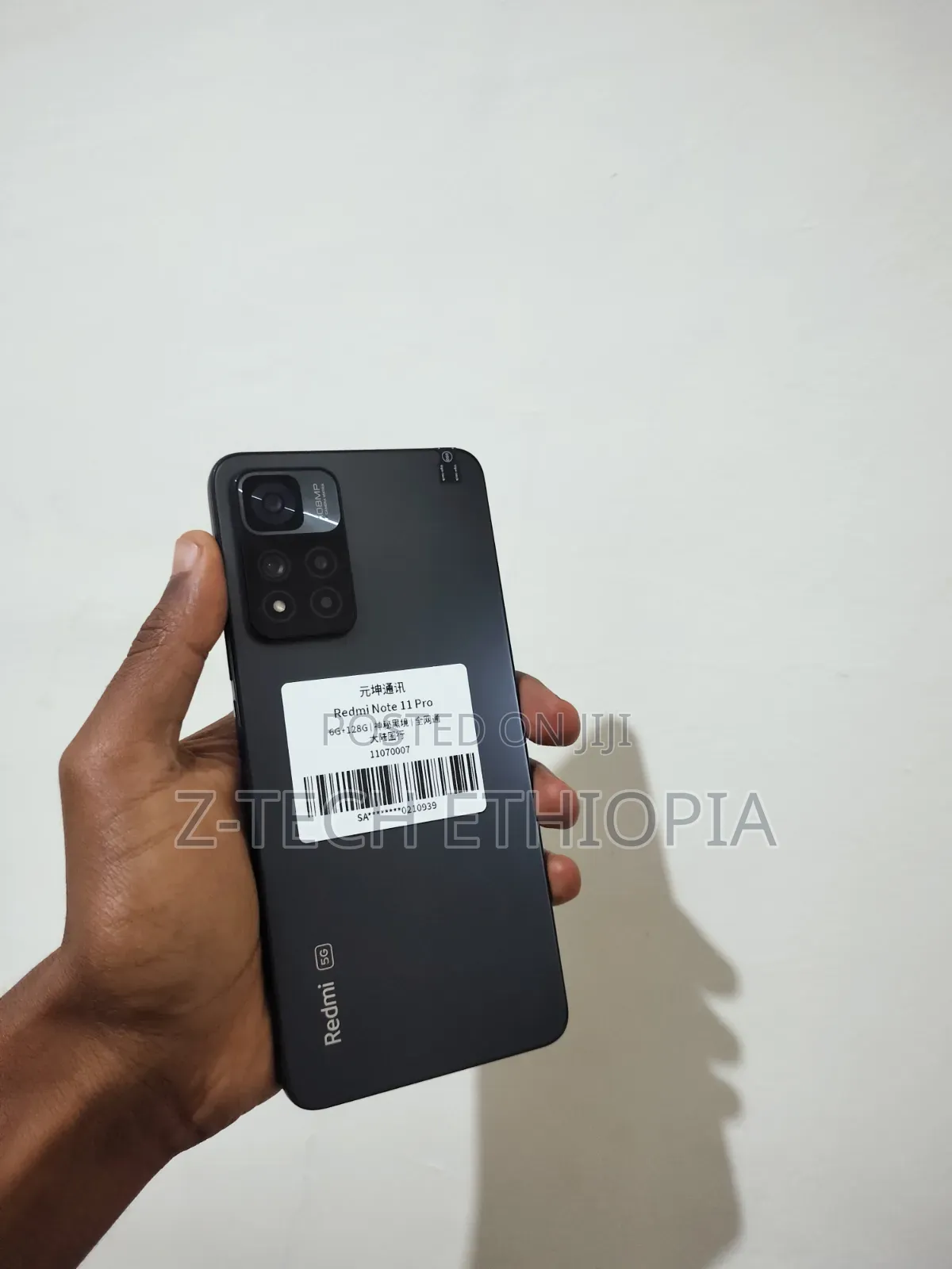 New Xiaomi Redmi Note 11 Pro 5G 128 GB Black