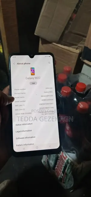 Samsung Galaxy M22 128 GB Blue
