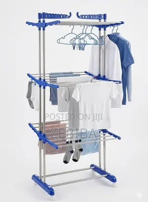 Three-Tier Stainless Steel Clothes Drying Rack