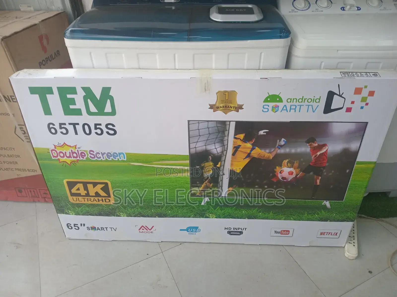 Tev 65inch Smart Android TV New 20 26 Model Japan Technology