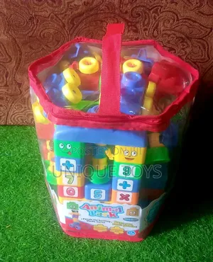 Animal Park 72-Piece Educational Building Blocks Set