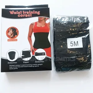 Hotapei 5 Meter Waist Trainer Tummy Wrap Belt Sweat Workout Support