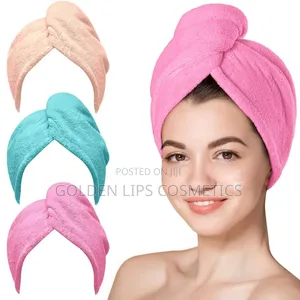 Quick Dry Hair Towel Cap Silicone Absorbent Drying Hat TC-2025