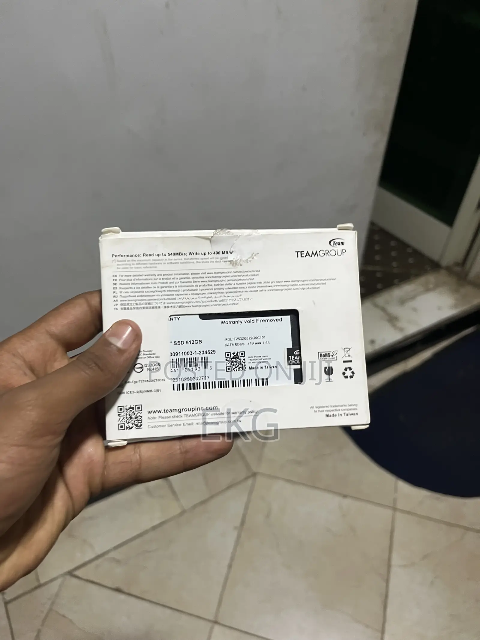 Used 512GB TEAMGROUP CX2 SSD - ያገለገለ ፈጣን ኤስ ኤስ ዲ (2.5" SATA)