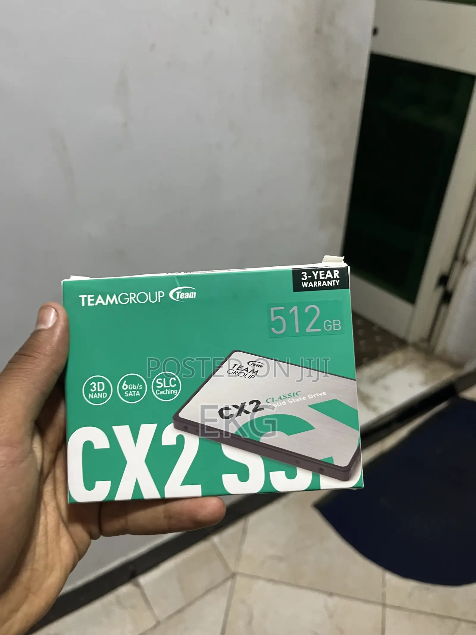 Used 512GB TEAMGROUP CX2 SSD - ያገለገለ ፈጣን ኤስ ኤስ ዲ (2.5" SATA)