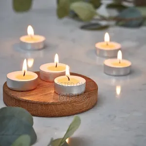 Aluminum Tealight Candle Cups – ሻማ መስሪያ እቃ