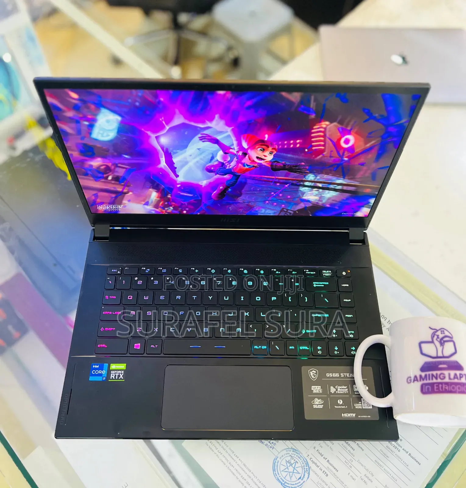New Laptop MSI Raider GE76 12UGS 16GB Intel Core i7 SSD 1T