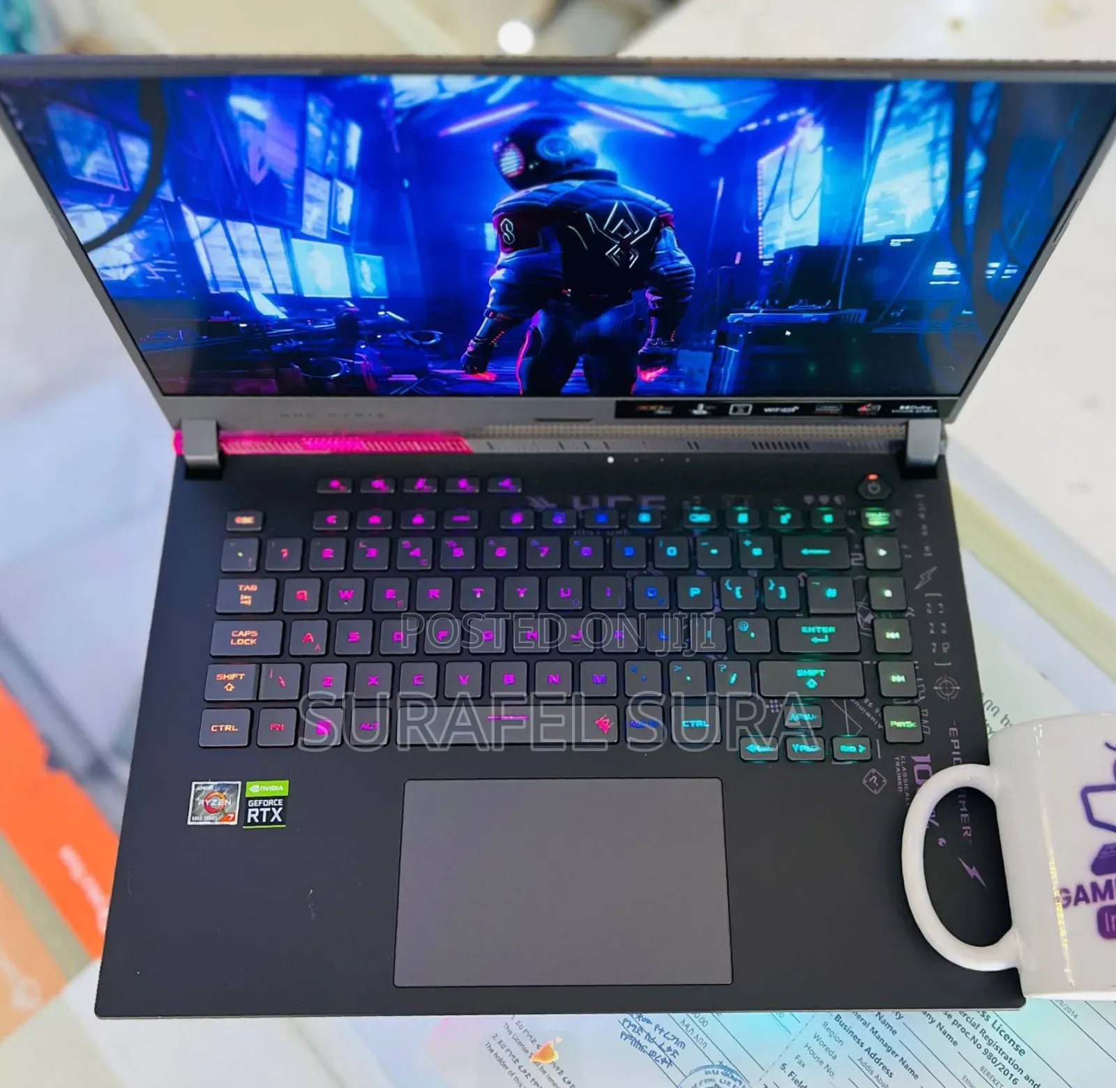 New Laptop Asus ROG Strix G15 16GB AMD Ryzen 7 SSD 512GB