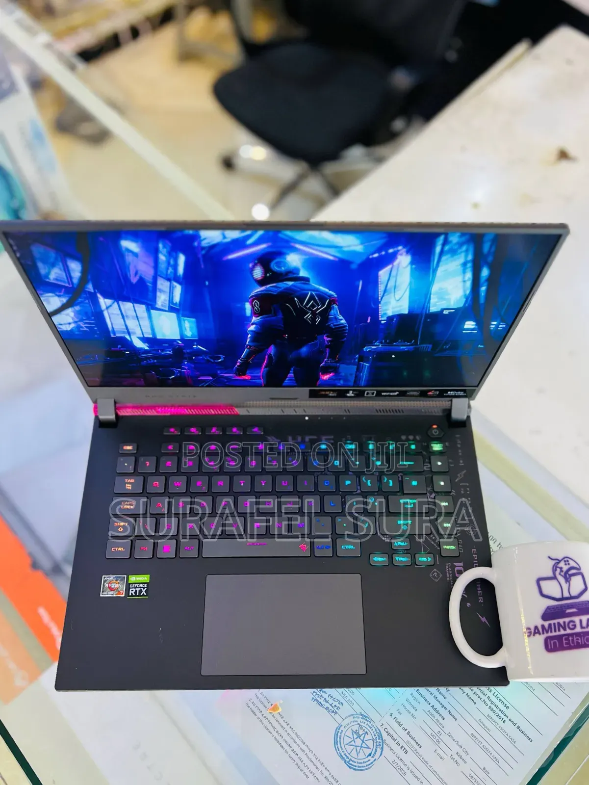 New Laptop Asus ROG Strix G15 16GB AMD Ryzen 7 SSD 512GB