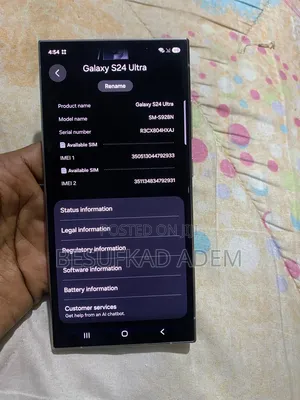 New Samsung Galaxy S24 Ultra 256 GB Black
