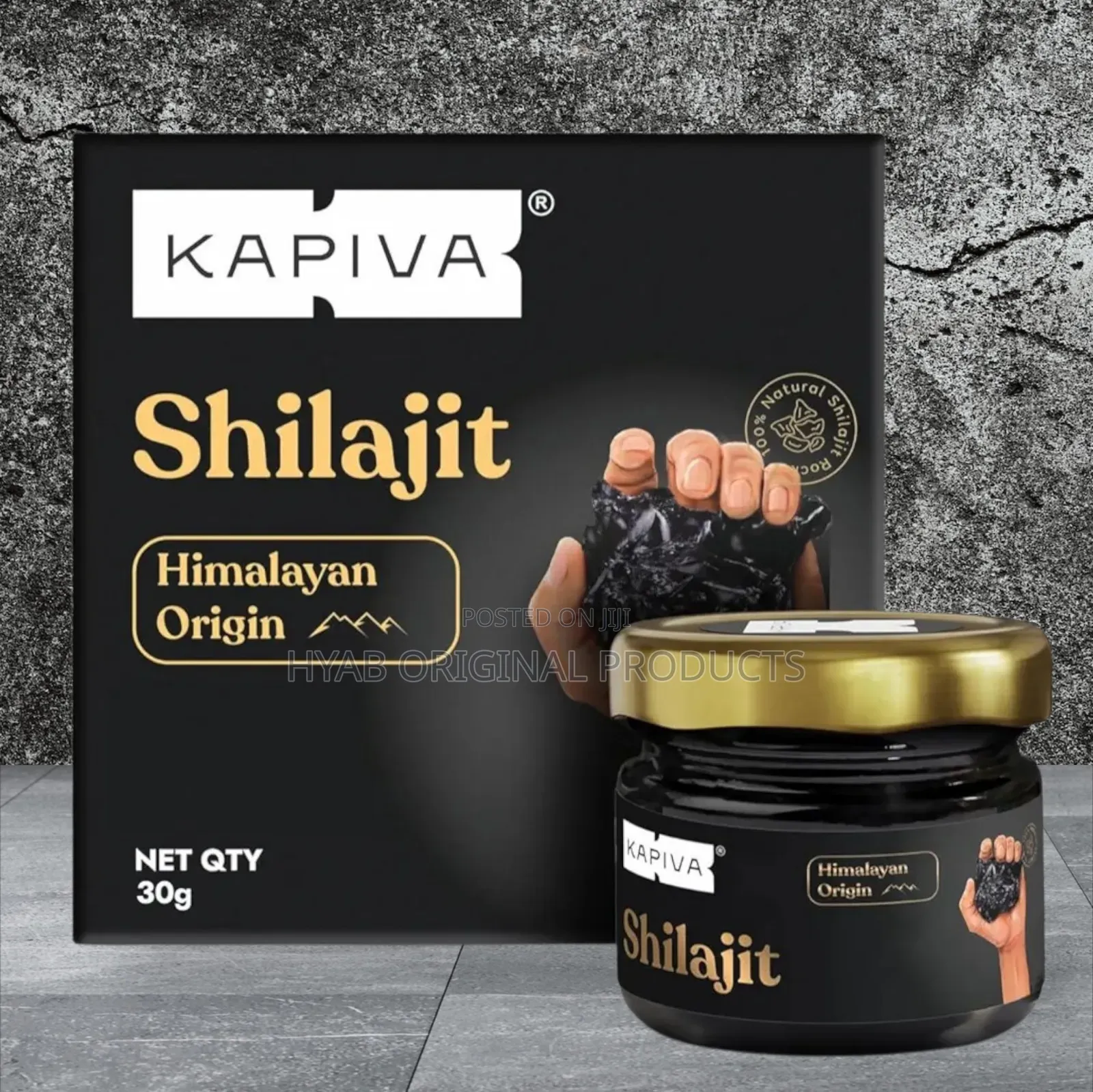 Kapiva Himalayan Shilajit Resin 30g | 100% Pure 3rd Party Tested