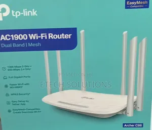 Tplink AC 1900 WiFi Router Tp Link Dual Band Mesh Archer 86