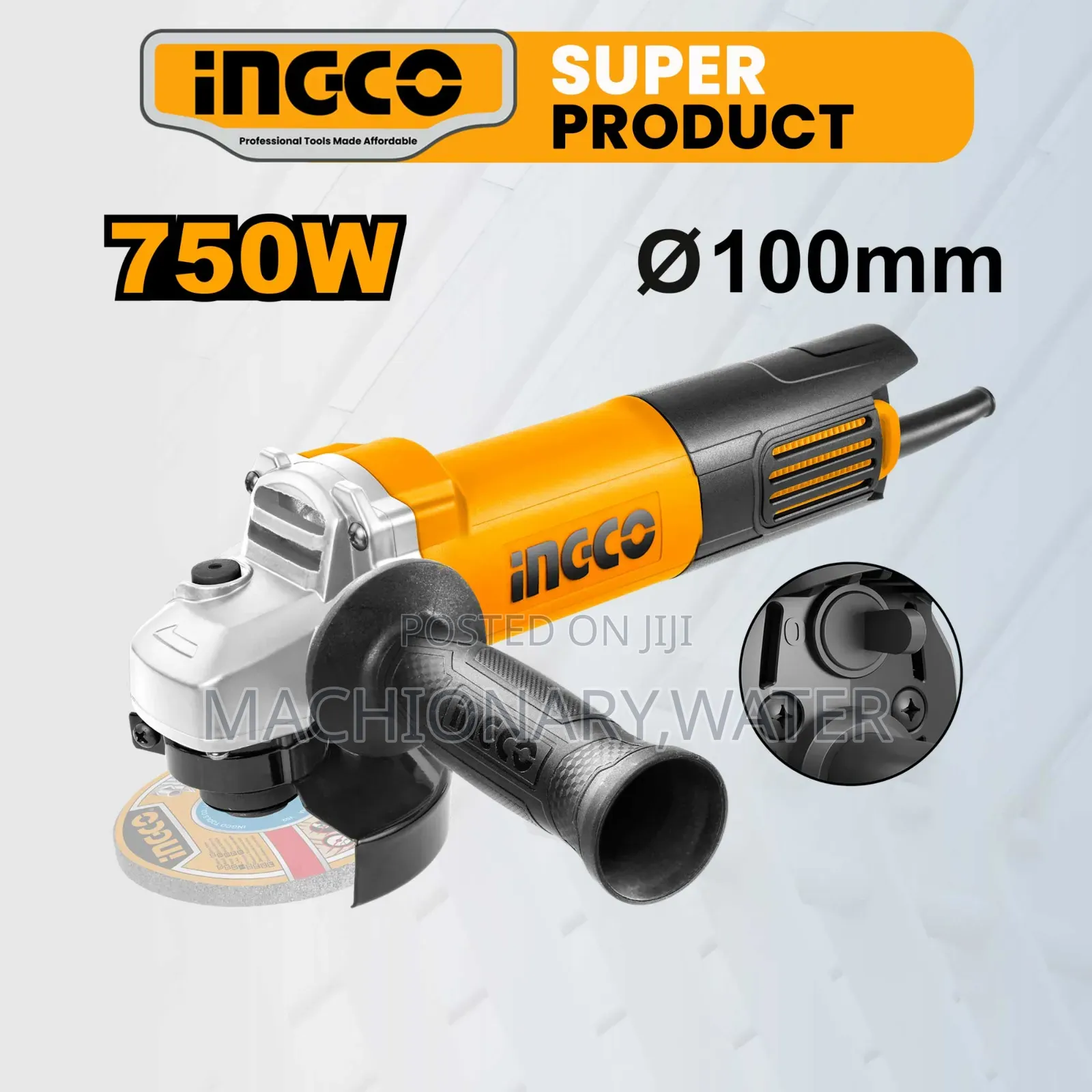 Ingco Angle Grinder 750watt