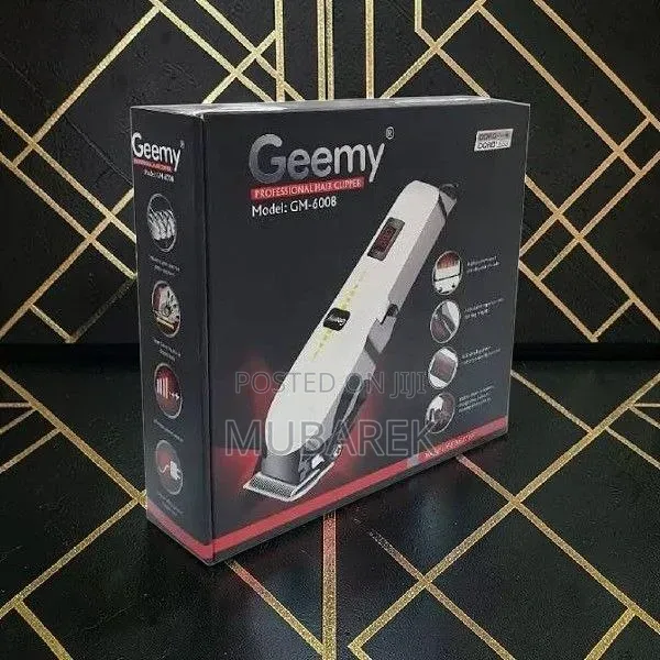 Geemy GM-6008 Professional Hair Clipper - Cuchilla Inoxidable