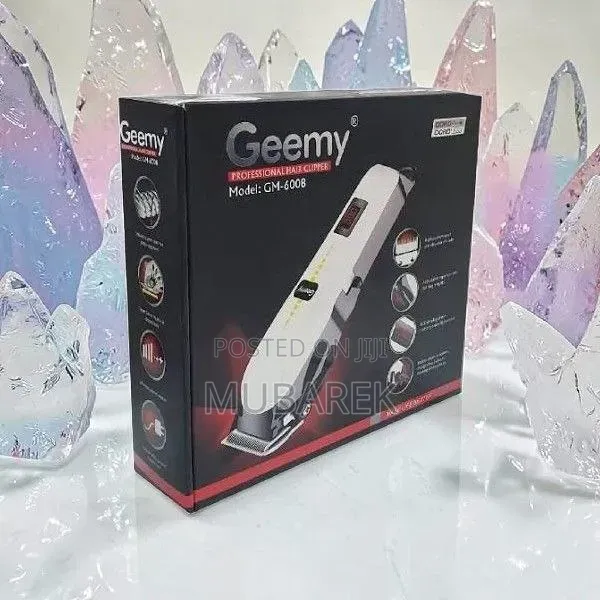 Cortadora De Cabello Profesional Geemy GM-6008 LCD Screen