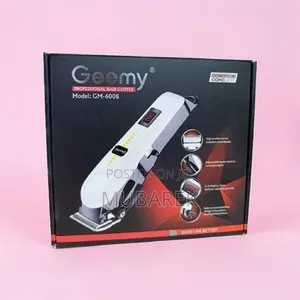 .Geemy GM-6008 Hair Clipper - Maquina De Barberia Cordless