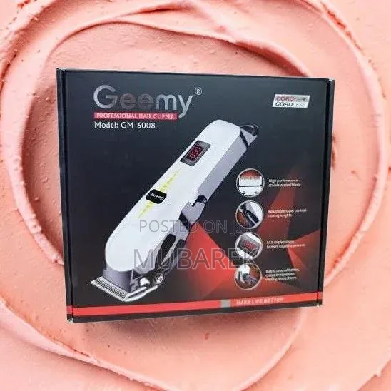 Cortadora De Cabello Recargable Geemy GM-6008 Hair Clipper