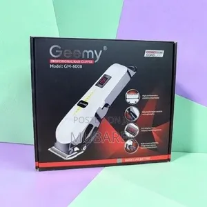 Maquina Para Cortar Pelo Geemy GM-6008 - LCD Hair Clipper