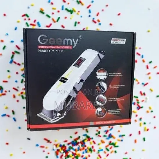 Cortadora De Pelo Inalambrica Geemy GM-6008 Hair Clipper