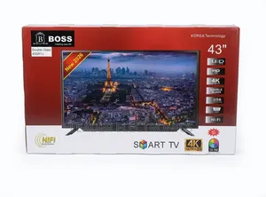 Boss TV 43" Smart Android TV – Double Glass Design | New 2026 Model