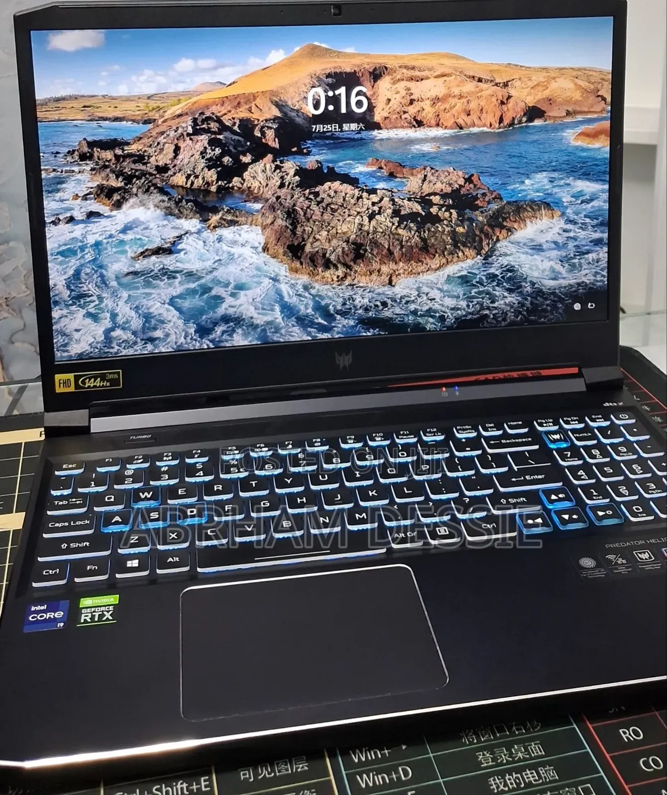 New Laptop Acer Predator Helios Neo 16 16GB Intel Core i9 SSD 512GB