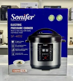 Sonifer Electric Pressure Cooker – 8L, 1350W, 22 Cooking Functions