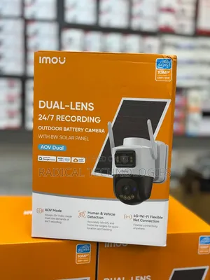 Imou AOV Dual (10MP) በሲም/በዋይፋይም የሚሰራው መብራት ቢጠፋ ማይቋረጥ Secuirity Camera