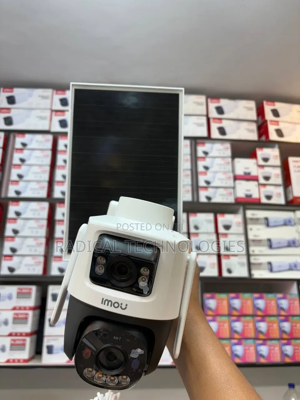 Imou AOV Dual (10MP) በሲም/በዋይፋይም የሚሰራው መብራት ቢጠፋ ማይቋረጥ Secuirity Camera