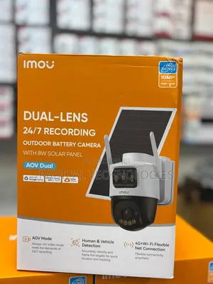 Imou AOV Dual (10MP) በሲም/በዋይፋይም የሚሰራው መብራት ቢጠፋ ማይቋረጥ Secuirity Camera