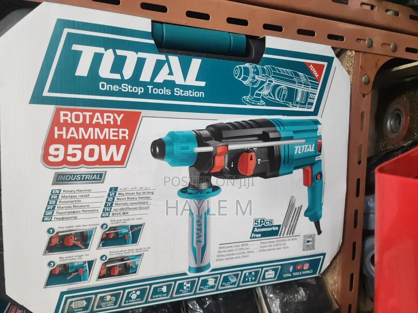 Total Rotary Hammer 950w