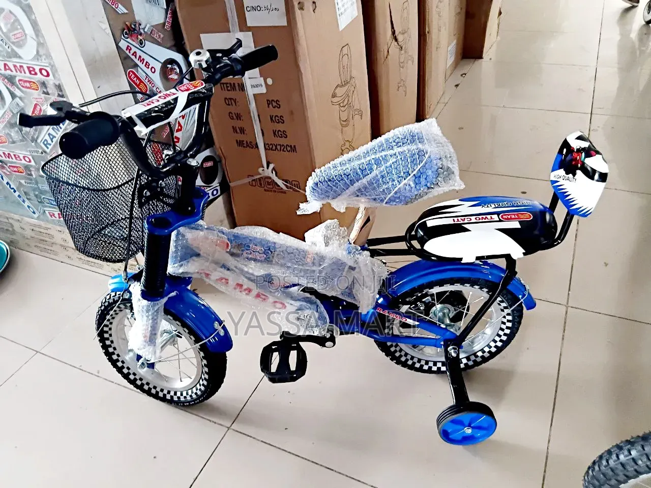RAMBO 12 INCH Premium Kids Bicycle-12 ቁጥር የልጆች ሳይክል