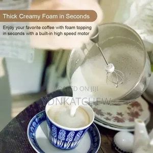 Handheld and Rechargeable Milk Frother and Mixer
