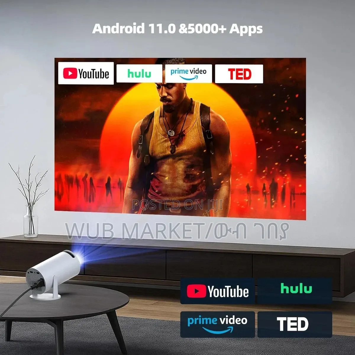 Premium Smart Projector-ስማርት ፕሮጀክተር