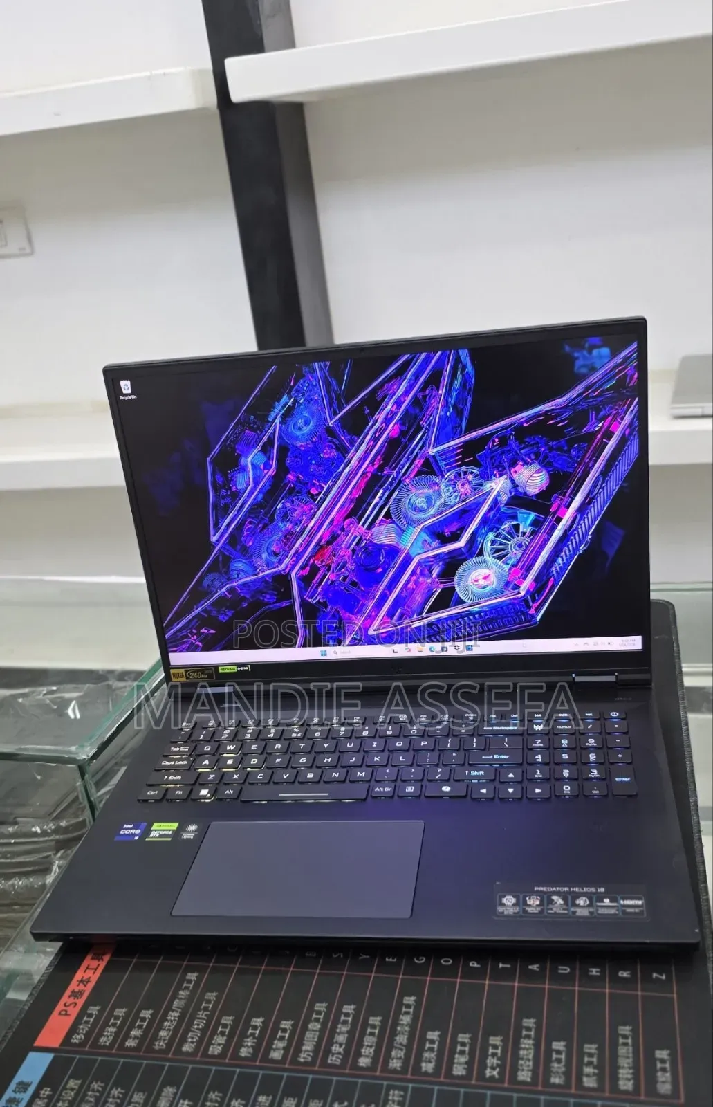 New Laptop Acer Predator Helios 18 PH18-71 32GB Intel Core i9 SSD 1T
