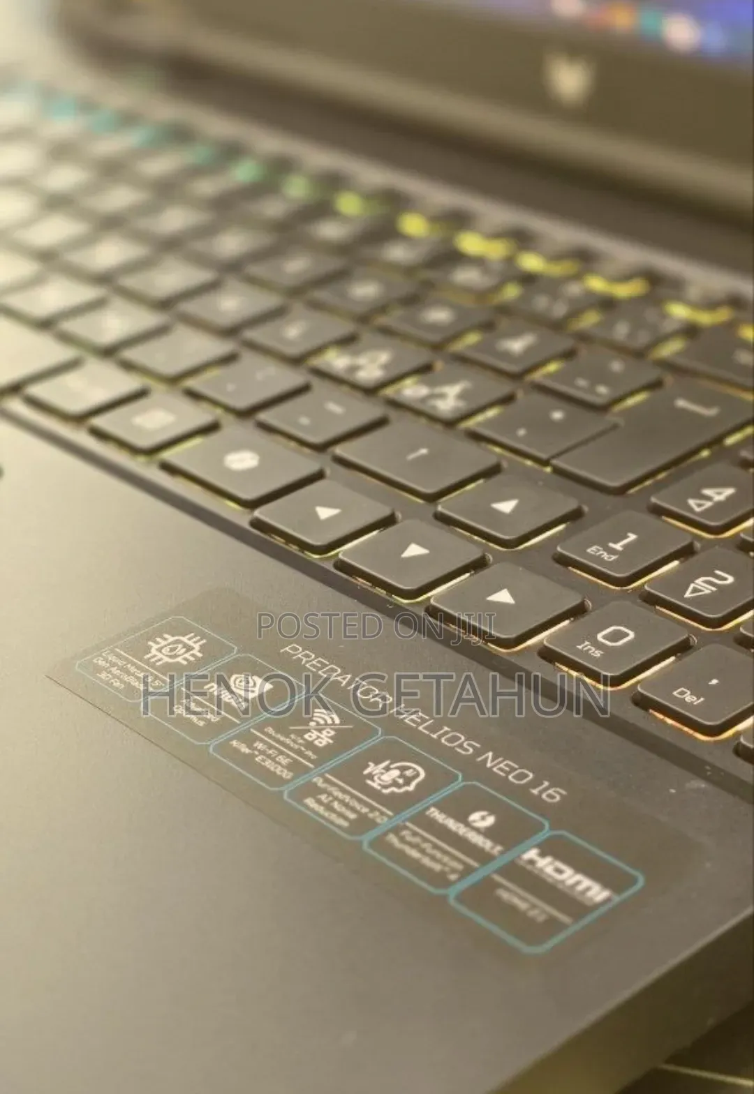 New Laptop Acer Predator Helios Neo 16 16GB Intel Core i9 SSD 1T