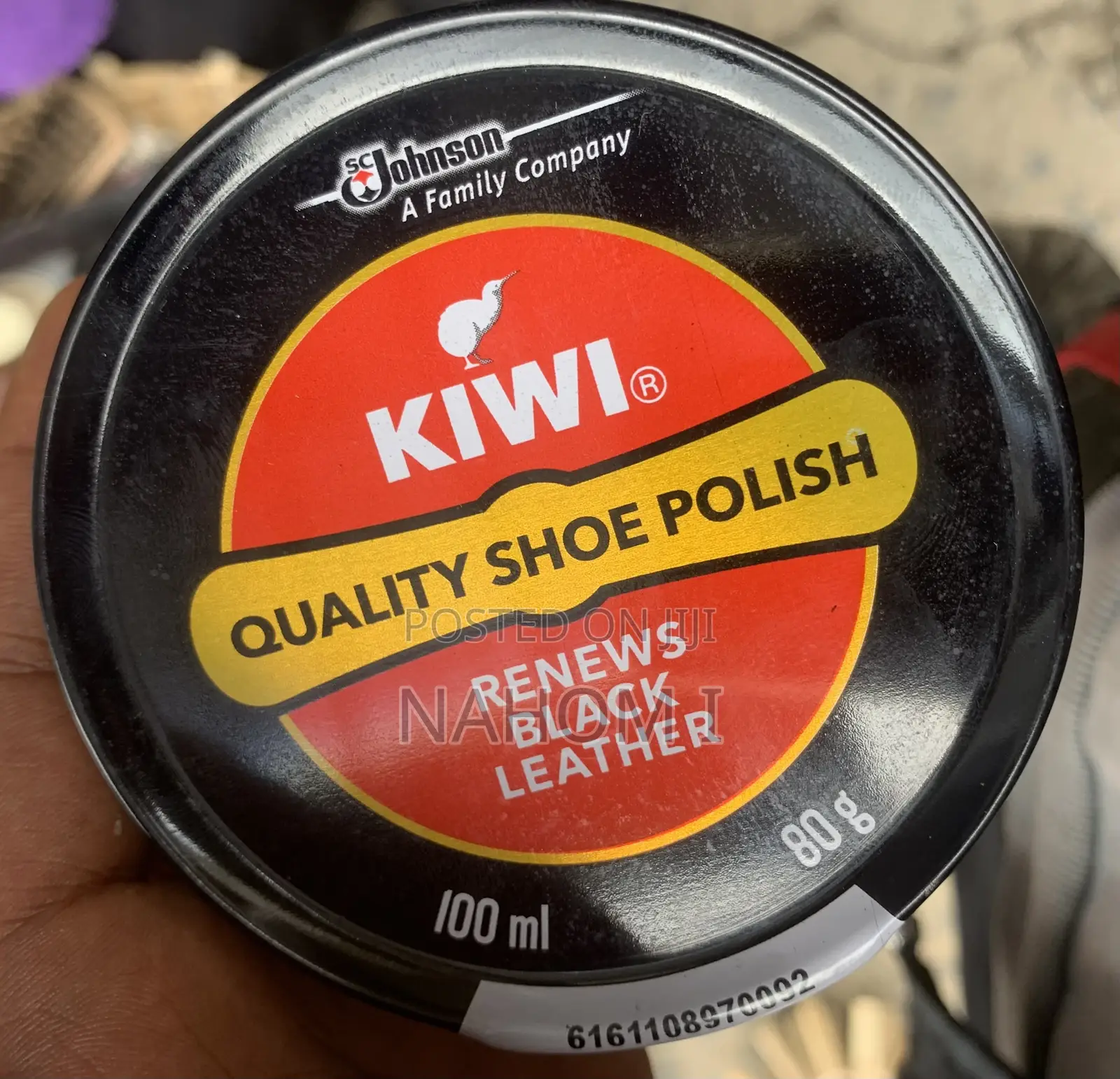 Kiwi Quality Shoe Polish in Black,