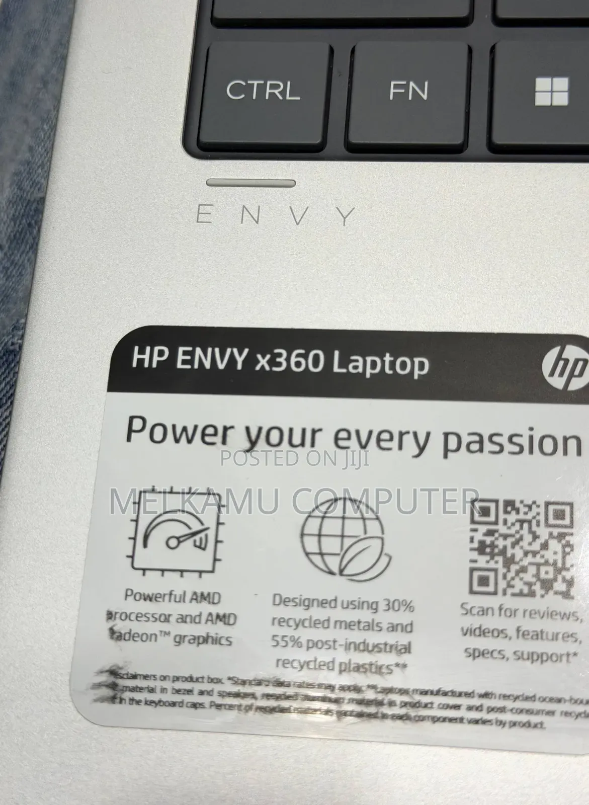 New Laptop HP Envy x360 16GB AMD Ryzen 5 SSD 512GB